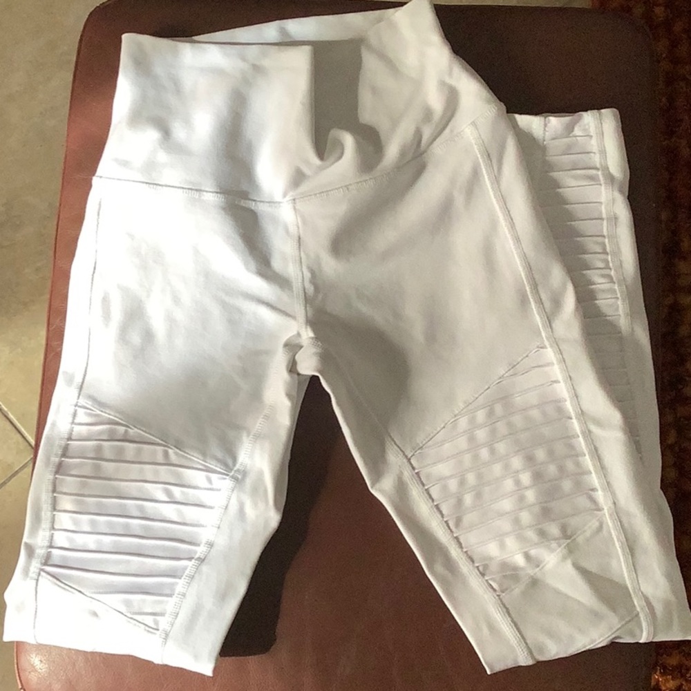 Alo white high waist leggings